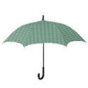Argyle Light Green Pattern Hook Handle Umbrellas (Small) View3