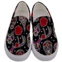 Mexican Sugar Skull Women s Canvas Slip Ons View1