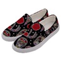 Mexican Sugar Skull Women s Canvas Slip Ons View2