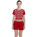 Cute Canada Crop Top and Shorts Co-Ord Set View1