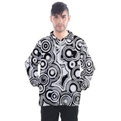 Circles Men s Half Zip Pullover by WensdaiAmbrose