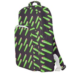 Ice Freeze Grey Pattern Double Compartment Backpack