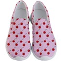 Kawaii Cherries Red Pattern Men s Lightweight Slip Ons View1