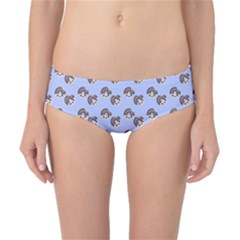 Kawaii Dougnut Blue Pattern Classic Bikini Bottoms