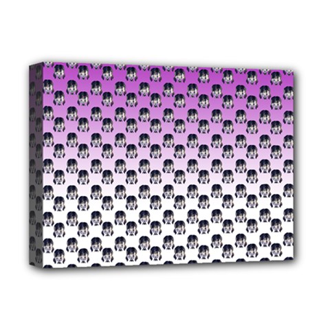 Forest Girl Gradient Purple Deluxe Canvas 16  X 12  (stretched)  by snowwhitegirl