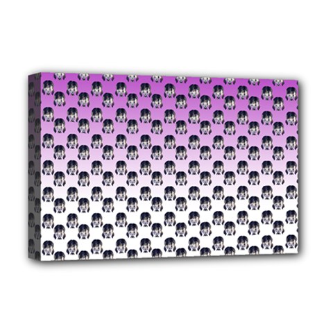 Forest Girl Gradient Purple Deluxe Canvas 18  X 12  (stretched)