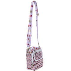 Doll And Cherries Pattern Shoulder Strap Belt Bag by snowwhitegirl