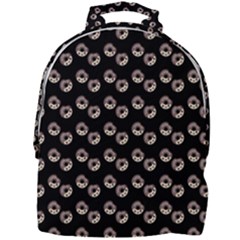 Kawaii Dougnut Black Pattern Mini Full Print Backpack by snowwhitegirl