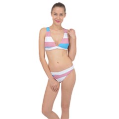 Transgender Pride Flag Classic Banded Bikini Set  by lgbtnation