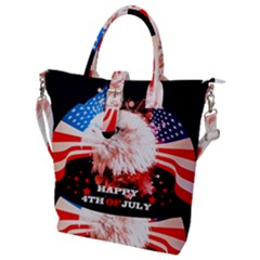 Happy 4th Of July Buckle Top Tote Bag by FantasyWorld7