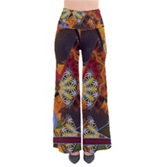 Sunflower Collage So Vintage Palazzo Pants