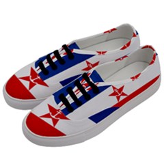 Naval Ensign Of Yugoslavia, 1943-1949 Men s Classic Low Top Sneakers by abbeyz71