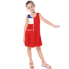 Naval Ensign Of Yugoslavia, 1949-1993 Kids  Sleeveless Dress by abbeyz71