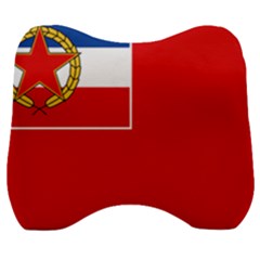 Naval Ensign of Yugoslavia, 1949-1993 Velour Head Support Cushion