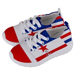 Naval Ensign Of Yugoslavia, 1942-1943 Kids  Lightweight Sports Shoes by abbeyz71