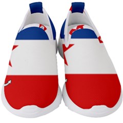 Naval Ensign Of Yugoslavia, 1942-1943 Kids  Slip On Sneakers by abbeyz71