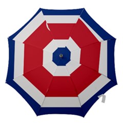 National Flag Of Costa Rica Hook Handle Umbrellas (small) by abbeyz71