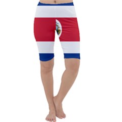 National Flag Of Costa Rica Cropped Leggings  by abbeyz71