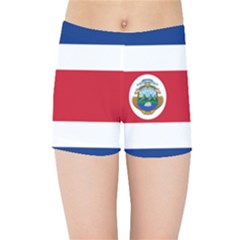 National Flag Of Costa Rica Kids  Sports Shorts by abbeyz71