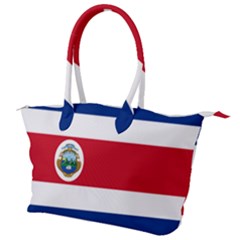 National Flag Of Costa Rica Canvas Shoulder Bag by abbeyz71
