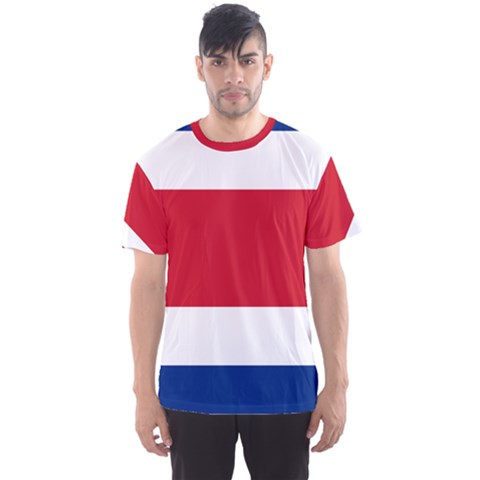 National Flag Of Costa Rica Men s Sports Mesh Tee by abbeyz71