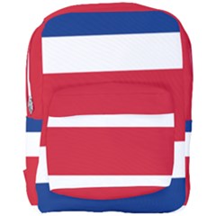 National Flag Of Costa Rica Full Print Backpack by abbeyz71