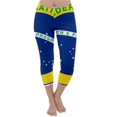 National Seal Of Brazil Capri Winter Leggings  by abbeyz71