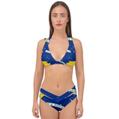 National Seal Of Brazil Double Strap Halter Bikini Set by abbeyz71