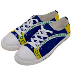 National Seal Of Brazil Women s Low Top Canvas Sneakers by abbeyz71