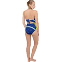 National Seal of Brazil Scallop Top Cut Out Swimsuit View2