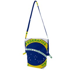 National Seal Of Brazil Folding Shoulder Bag by abbeyz71