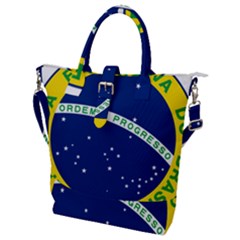 National Seal Of Brazil Buckle Top Tote Bag by abbeyz71