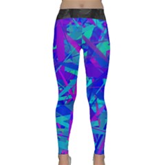 Partially Obscured Classic Yoga Leggings by 5dwizard