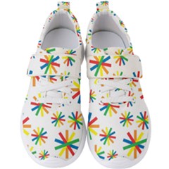 Celebrate Pattern Colorful Design Men s Velcro Strap Shoes by Nexatart