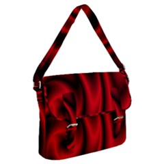 Background Red Color Swirl Buckle Messenger Bag