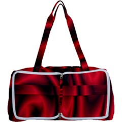 Background Red Color Swirl Multi Function Bag