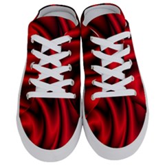 Background Red Color Swirl Half Slippers