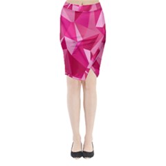 Pattern Halftone Geometric Midi Wrap Pencil Skirt by Nexatart