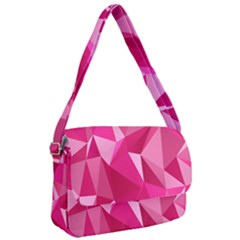 Pattern Halftone Geometric Courier Bag