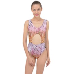Fineleaf Japanese Maple Highlights Center Cut Out Swimsuit by Riverwoman