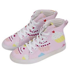 Eat Cupcakes Women s Hi-top Skate Sneakers by WensdaiAmbrose