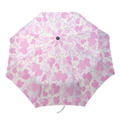 Valentine Background Hearts Bokeh Folding Umbrellas by Nexatart