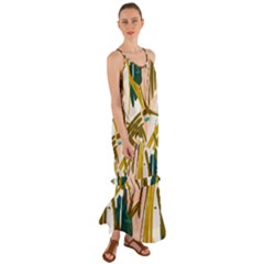 Abstract Brushstrokes Cami Maxi Chiffon Dress by JoneienLeahCollection