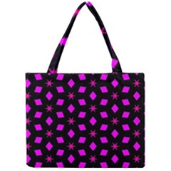 Pattern Stars Squares Texture Mini Tote Bag by Nexatart
