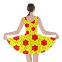 Pattern Red Star Texture Star Skater Dress View2