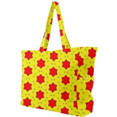 Pattern Red Star Texture Star Simple Shoulder Bag by Nexatart