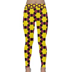 Pattern Colorful Background Texture Classic Yoga Leggings by Nexatart