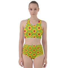 Pattern Texture Seamless Modern Racer Back Bikini Set by Nexatart