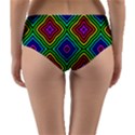 Pattern Rainbow Colors Rainbow Reversible Mid-Waist Bikini Bottoms View4