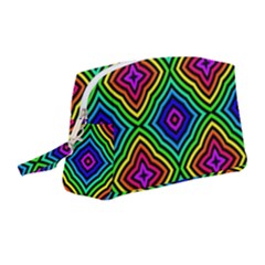 Pattern Rainbow Colors Rainbow Wristlet Pouch Bag (medium)